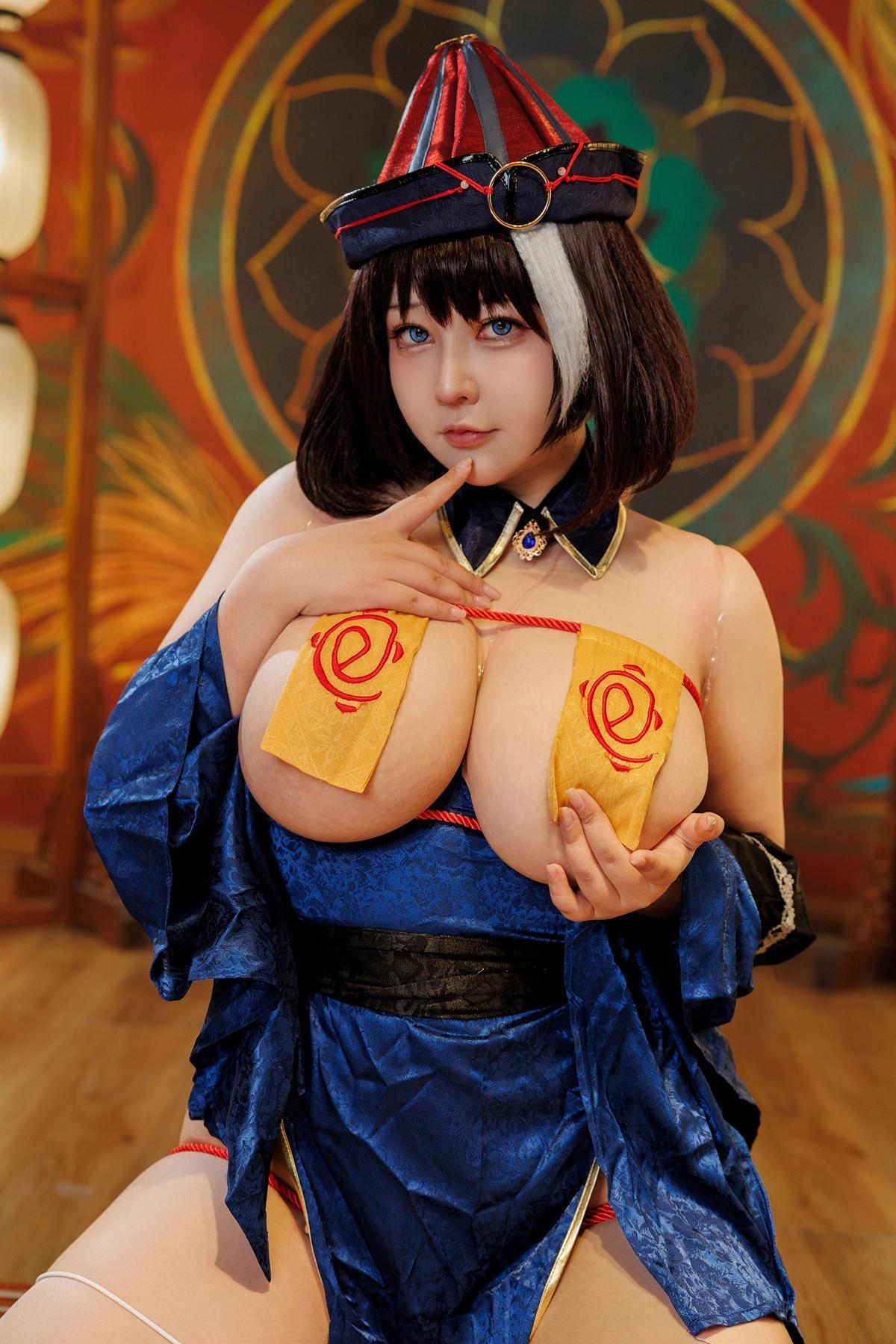 Cosplay KANEKO咔喵 – 碧蓝航线 华甲僵尸(13)