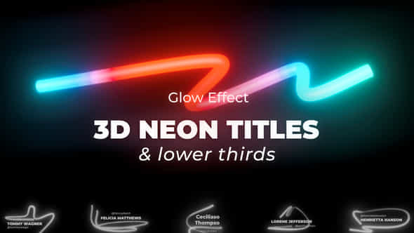 Neon Titles 3 - VideoHive 53637514