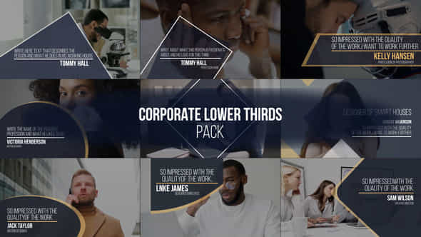 Corporate Lower Thirds - VideoHive 42568277