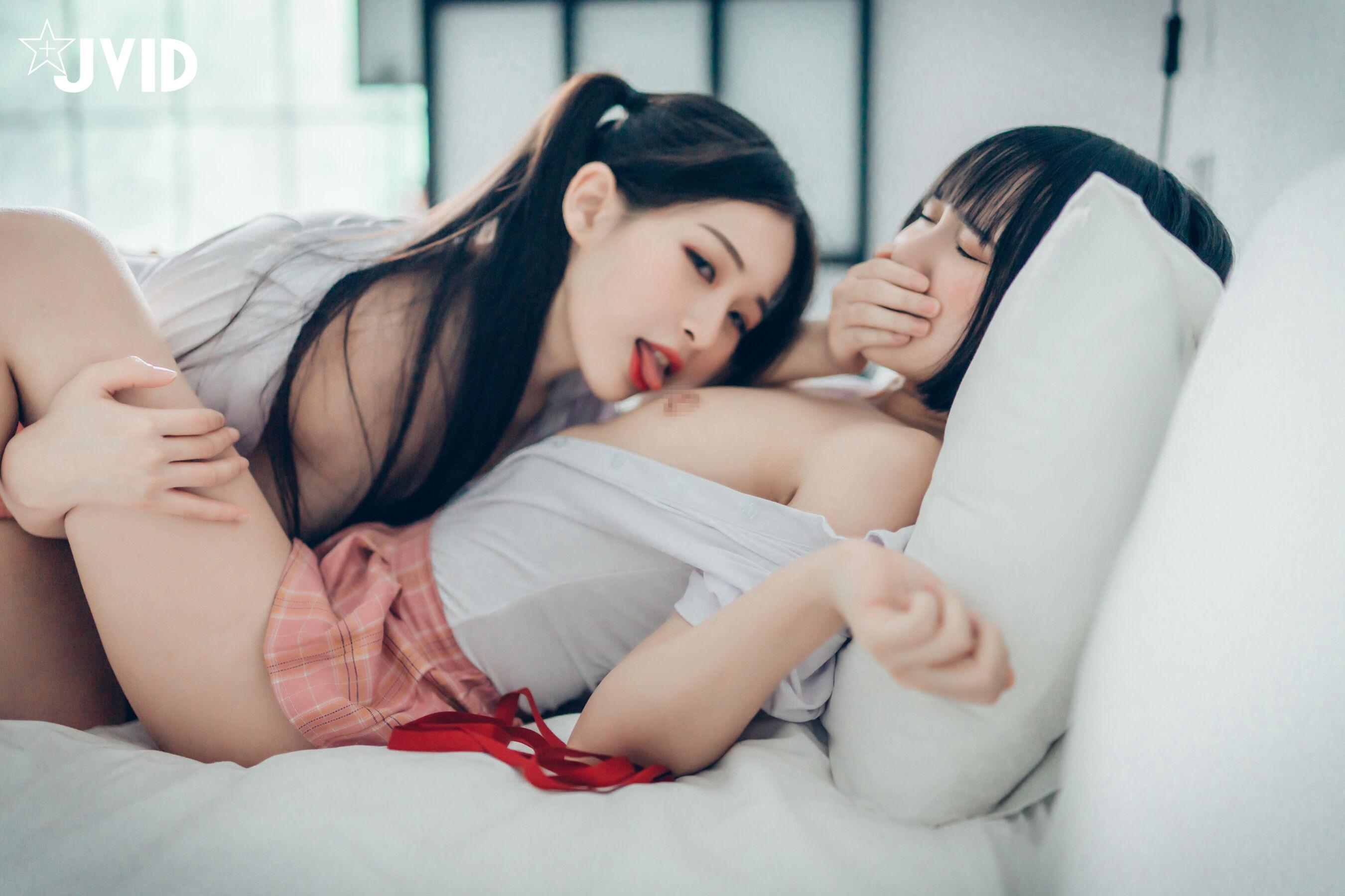 JVID 婕咪&斋斋《湿润百合谁先高潮谁就输了》(17)