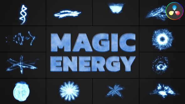 Magic Energy Elements For Davinci Resolve - VideoHive 49264259