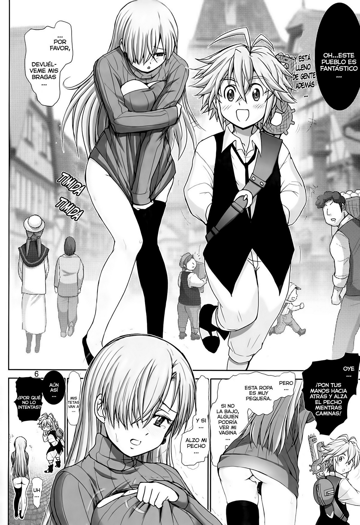 Elizabeth ni Rei no Sweater Kisete mita (Nanatsu no Taizai) xxx comics manga porno doujin hentai español sexo 