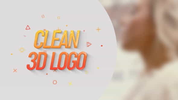 Clean 3D Logo - VideoHive 24768053