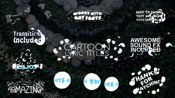 2D Cartoon Lyric - VideoHive 24081108