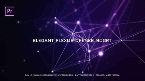 Elegant Plexus Opener Mogrt - VideoHive 22688168