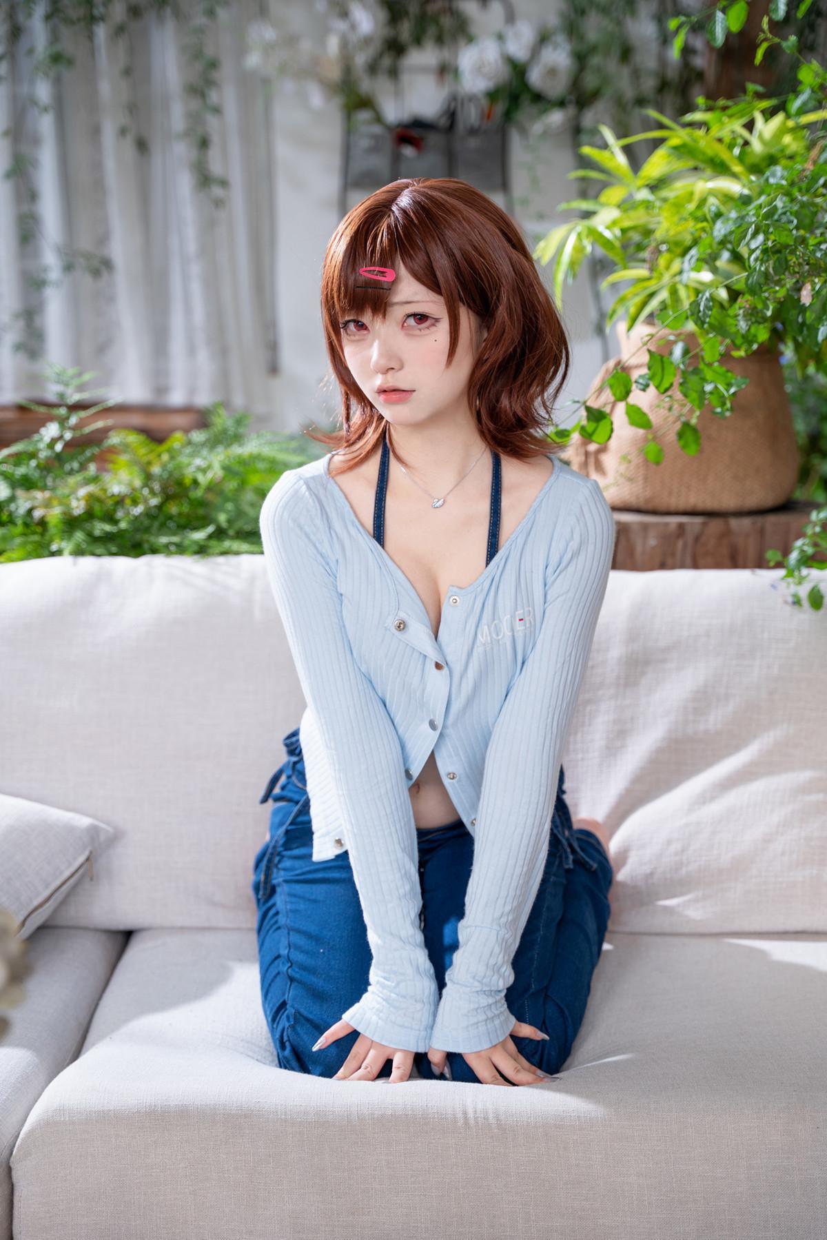 Cosplay 花铃 円香牛仔裤(34)