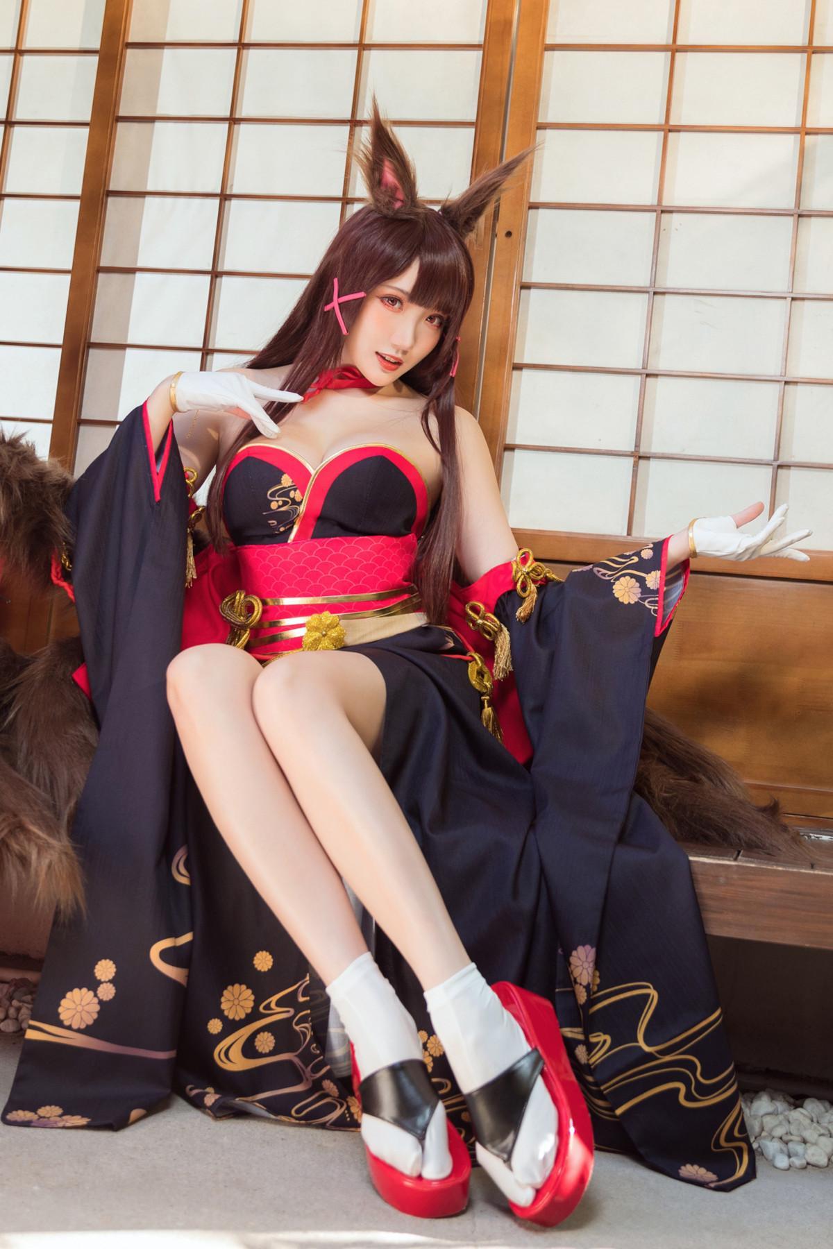 Cosplay 瓜希酱 赤城 Akagi(27)