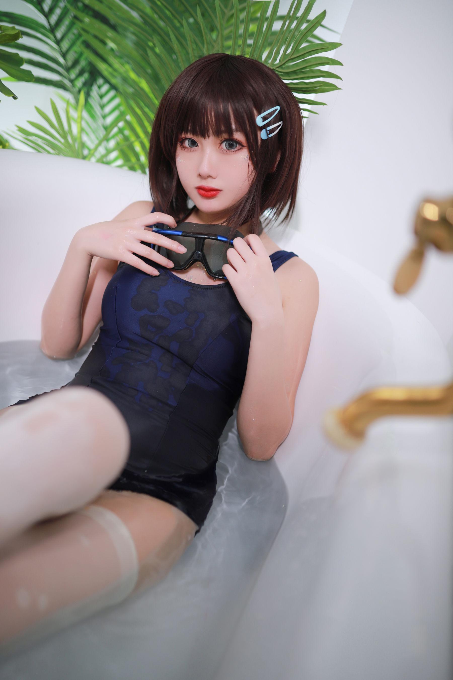 [Cosplay] 您的蛋蛋 – 夏日泳装 浴缸 写真集(17)