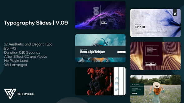 Typography Slides - Dynamic Plain - VideoHive 34813216