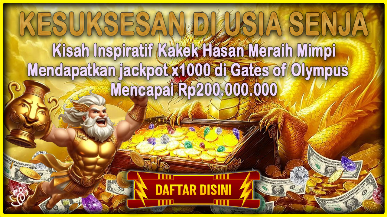 Seorang Kakek Pedagang Kaki 5 Yang Mendapatkan Hadiah Jackpot Dari Gates of Olympus x1000 Pragmatic Play