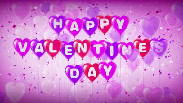 Happy Valentines Day Celebration - VideoHive 23178760