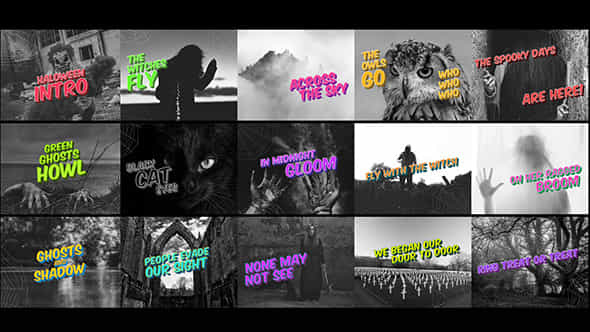 Vintage Haloween Intro - VideoHive 20671074