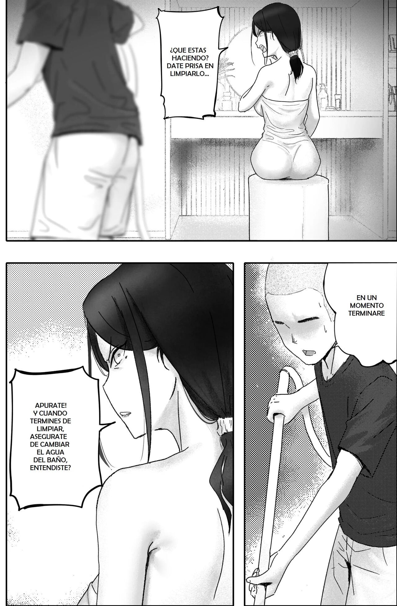 [hente] Kane ni Me ga Kurami Shiyoku ni Oboreta Onna no Saigo [Spanish]