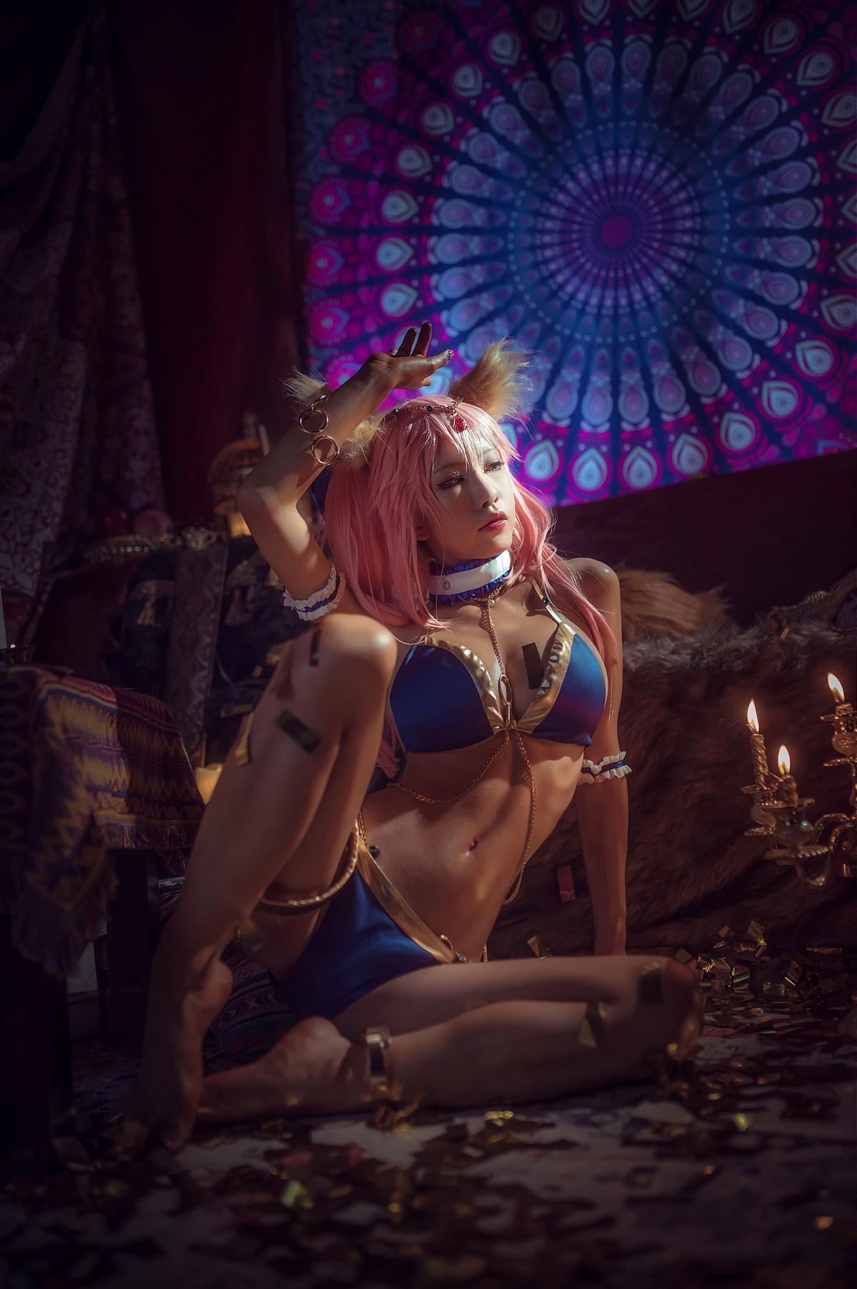 Cosplay 水淼Aqua 玉藻前舞者(21)