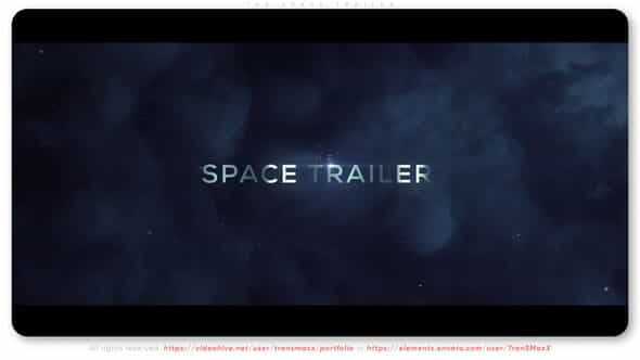 The Space Trailer - VideoHive 39951800