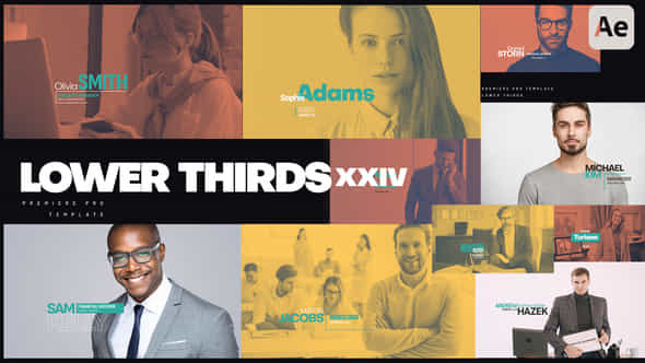 Lower Thirds Xxiv - VideoHive 57398214