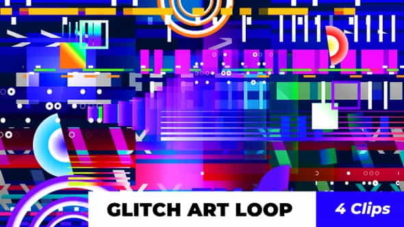 Glitch Art Loop - VideoHive 29885830
