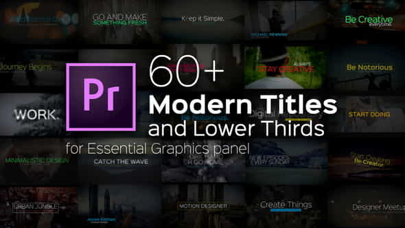 Modern Titles and Lower Thirds - VideoHive 22257923