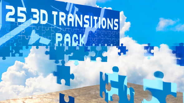 3D Transitions Pack - VideoHive 9136500