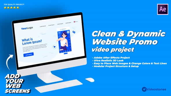 DynamicClean Website Promo - VideoHive 33265819