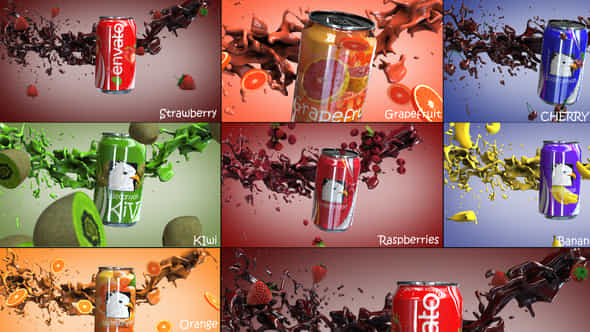 Drink Fruit - VideoHive 23329524