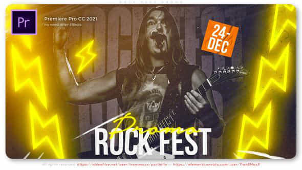 Rock Fest Promo - VideoHive 47631075