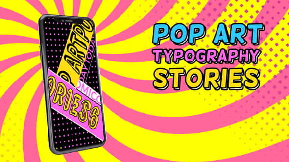 Pop Art Typography Sale Stories - VideoHive 26775527