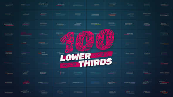 Lower Thirds Pack - VideoHive 51939723