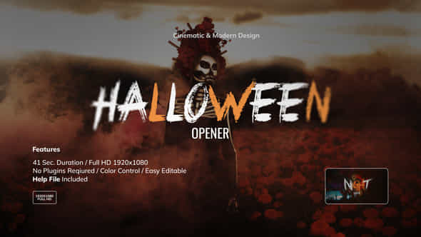 Halloween Opener - VideoHive 48308614