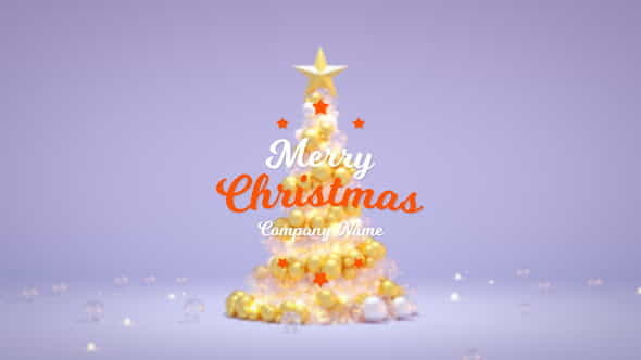 Christmas Greetings Intro (2 Versions) - VideoHive 34963128