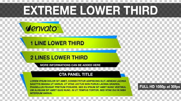 Extreme Lower Third - VideoHive 2722179