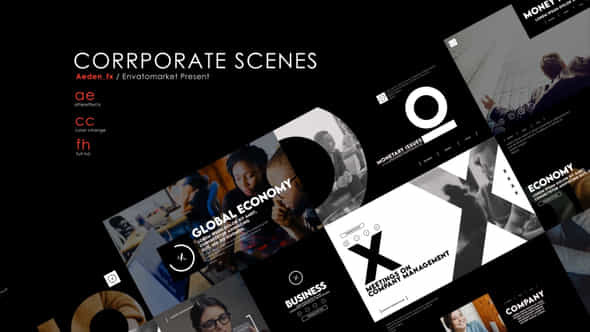 Corporate Titles Scenes - VideoHive 38372929