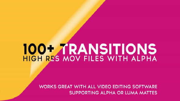 100+ Alpha Transitions - VideoHive 9939119