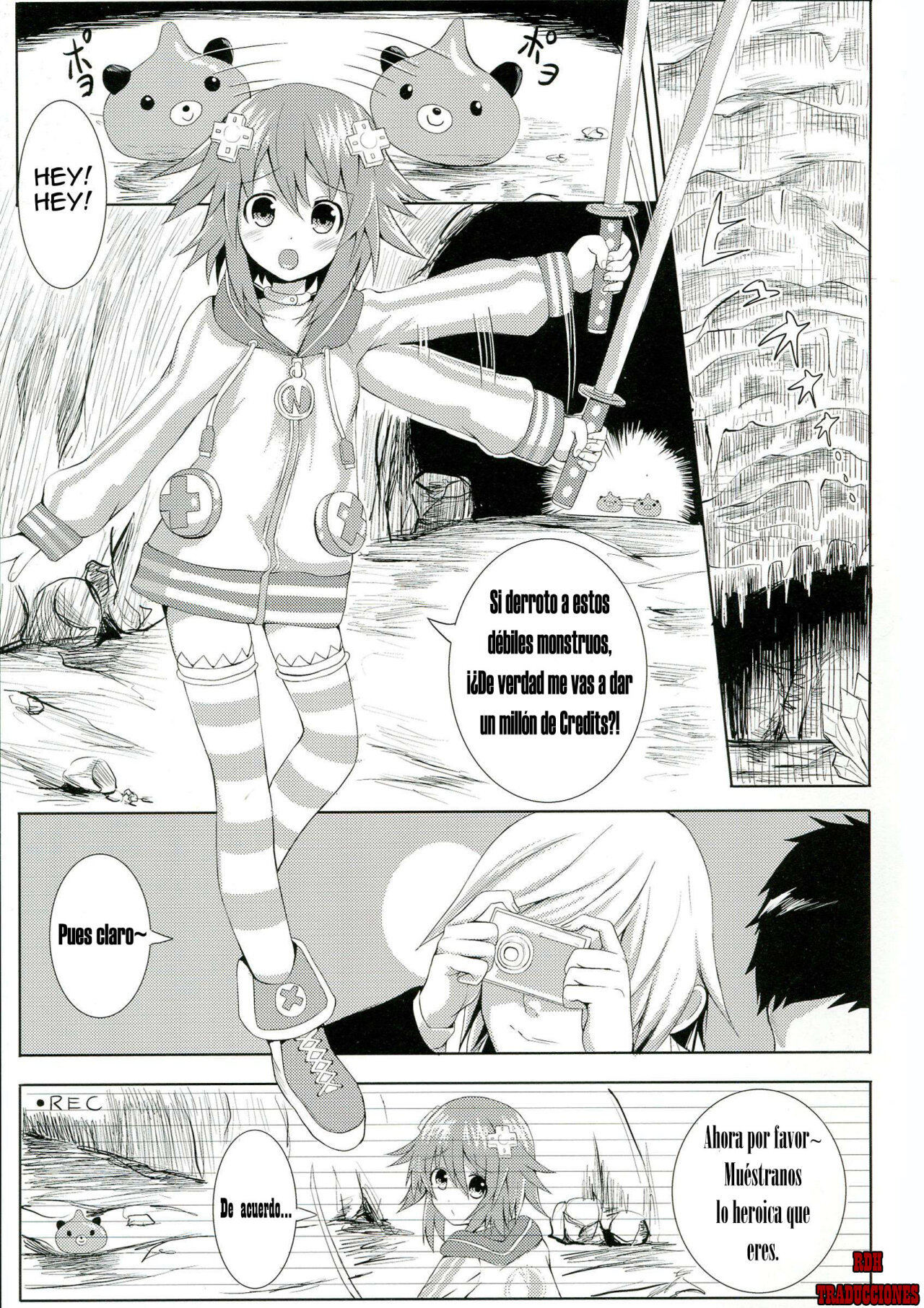 Choujigen Rape Neptune en Español - 2