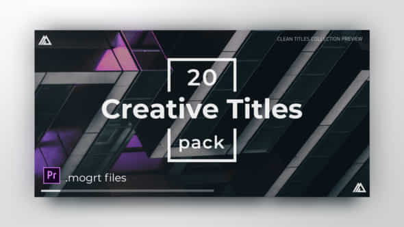 Minimal Clean Titles - VideoHive 23251128