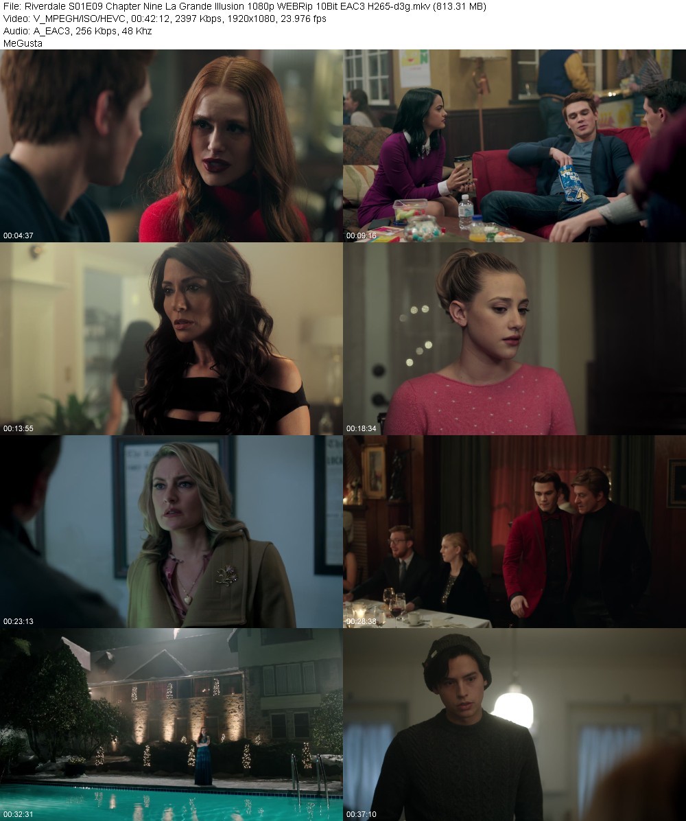 Riverdale S01E09 Chapter Nine La Grande Illusion 1080p WEBRip 10Bit EAC3 H265-d3g