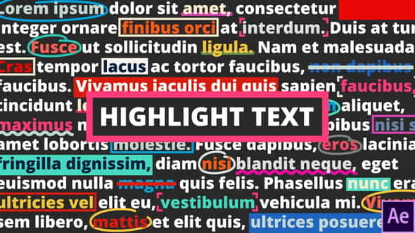 Highlight Text - VideoHive 28373785