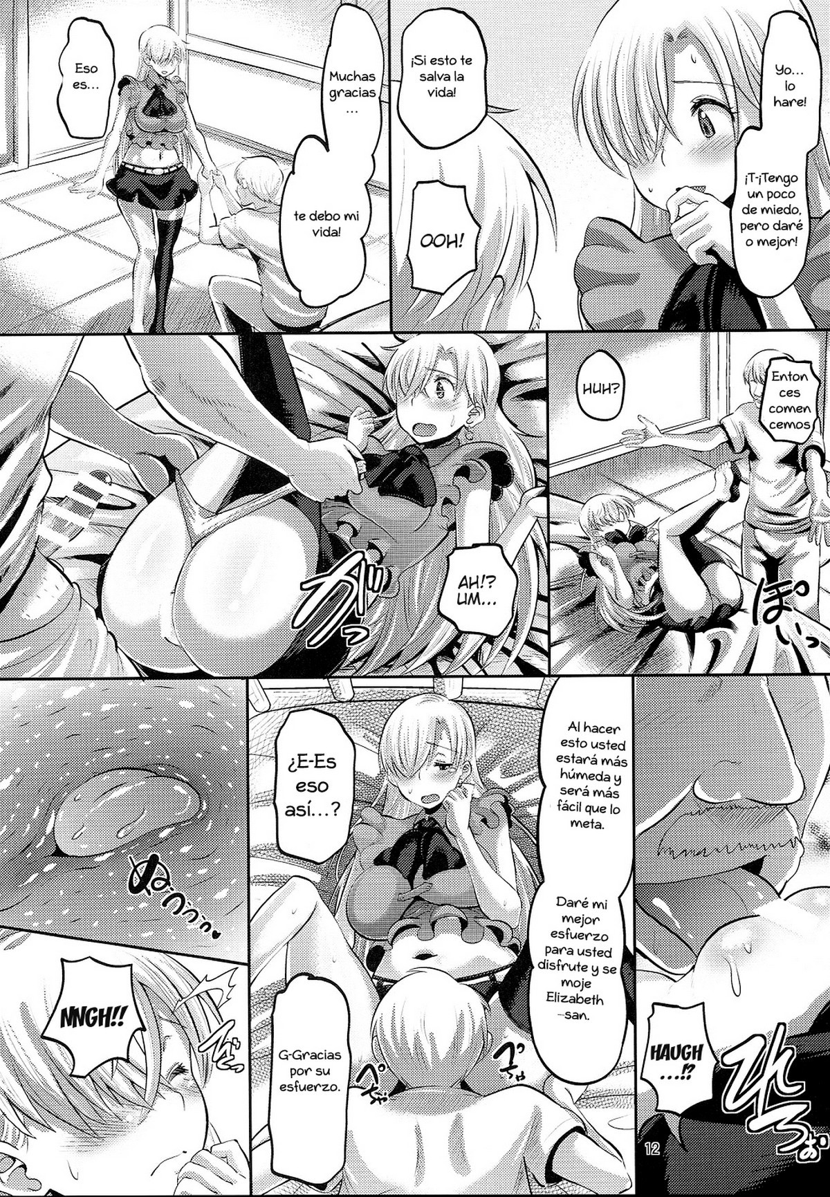 Damasare Oujo Elizabeth (Nanatsu no Taizai) xxx comics manga porno doujin hentai español sexo 