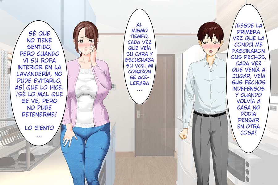 [Hy-dou (Hyji)] Kinjo Yuuwaku Daisandan <Tomodachi no Okaa-san Hen> Zenpen [Spanish]