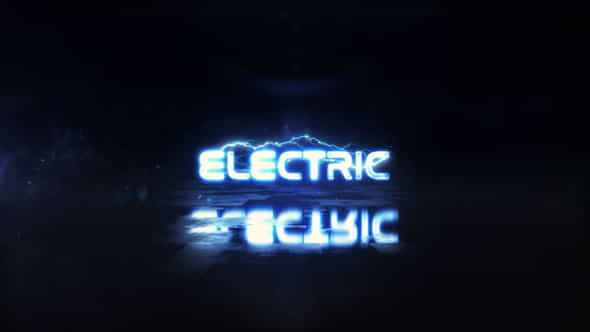Electric Logo Opener - VideoHive 38078768