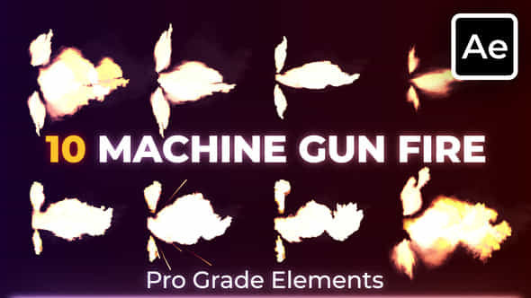 Machine Guns Muzzle - VideoHive 45506227