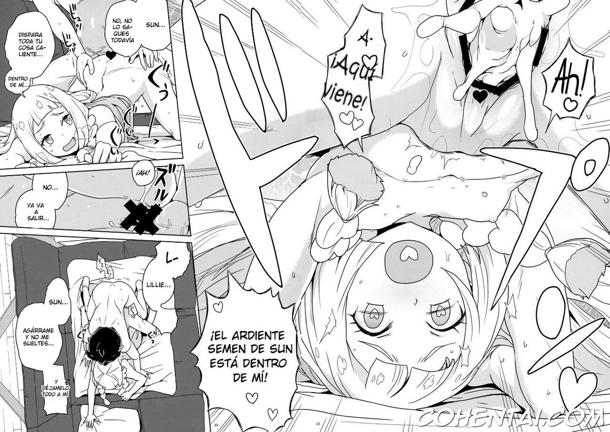 Choushi ni Noruna yo Lillie (Pokémon Sun and Moon) xxx comics manga porno doujin hentai español sexo Elio Lillie Pokémon