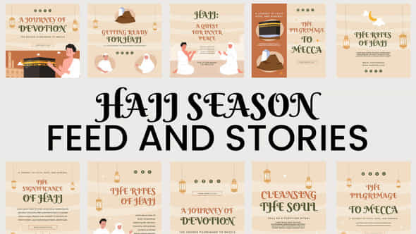 Hajj Season Feed And Stories Instagram - VideoHive 57910675