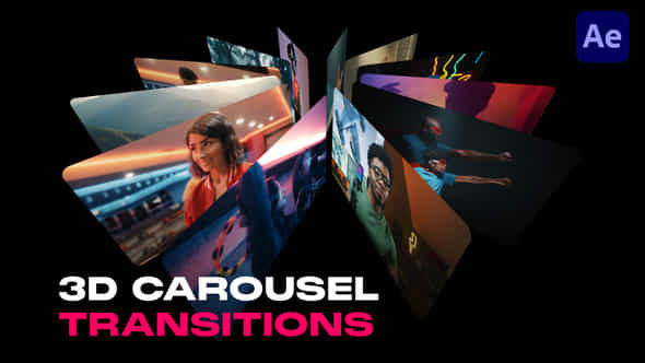 3D Carousel Transitions - VideoHive 57614821