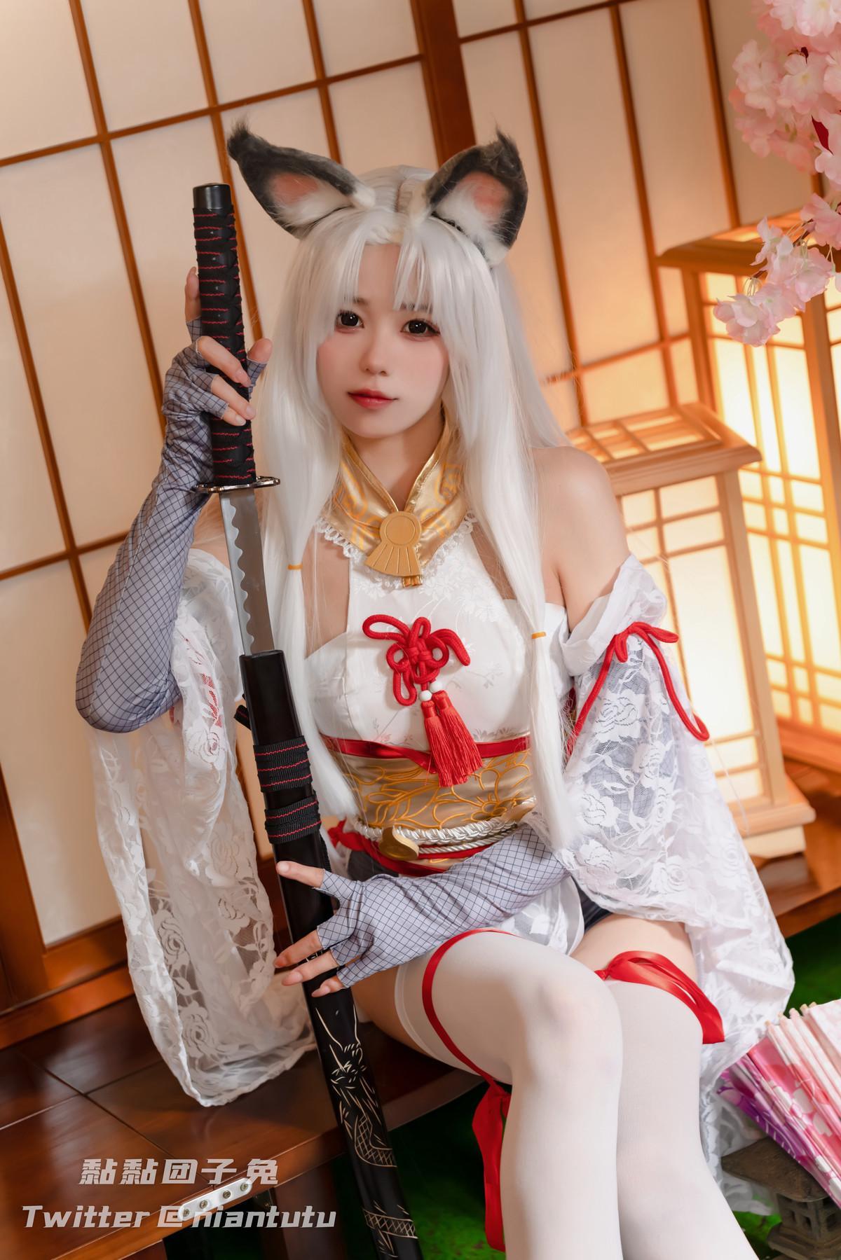 Cosplay 黏黏团子兔 白丝胡桃(5)