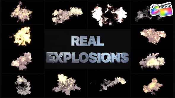 Real Explosions for - VideoHive 38839494