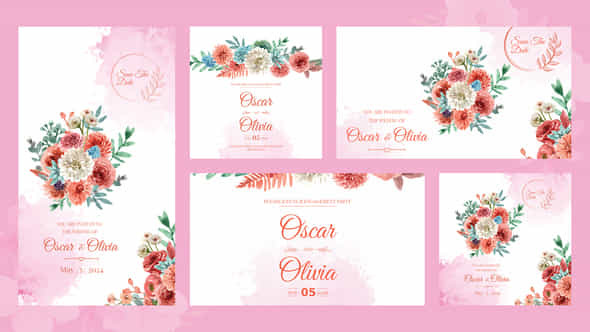 Angela Wedding Invitation - VideoHive 51714274