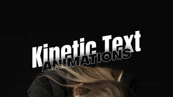 Kinetic Text Animation - VideoHive 44689438