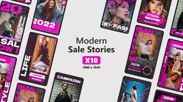 Modern Sale Stories - VideoHive 36643566