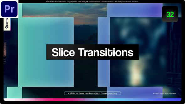 Slice Transitions - VideoHive 47986666